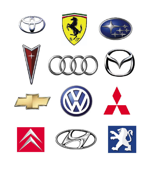 Car With Logos