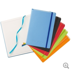 NeoSkin® 5 ½" x 8 ¼" Hard Cover Promotional Journal