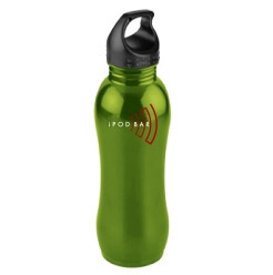 Curvaceous Stainless Steel Custom Sports Bottle