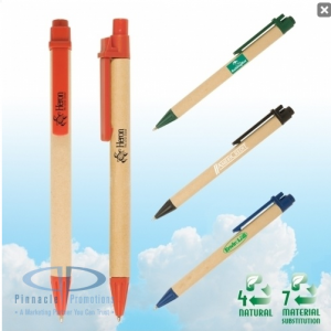 Eco-Green Paper Barrel Pen