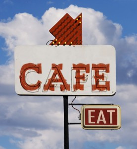 Cafe Eat Sign